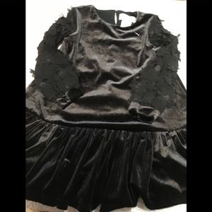 New black velour dress chasing fireflies size 4